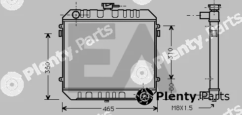 Eaclima 31R54015 — Radiator, engine cooling