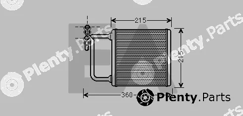 Eaclima 45C50026 — Heat Exchanger, interior heating
