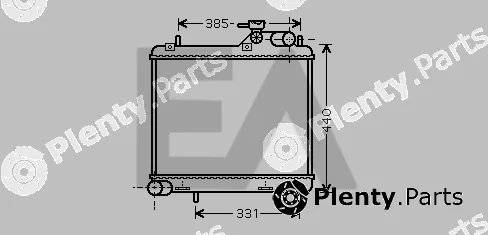 Eaclima 31R28043 — Radiator, engine cooling