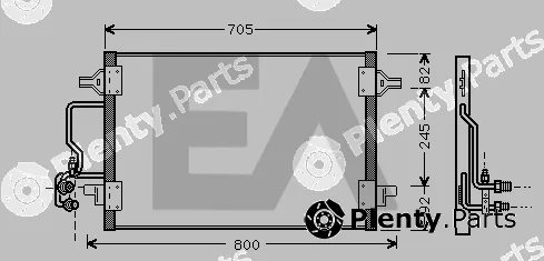 Eaclima 30C02013 — Condenser, air conditioning