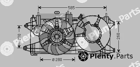 Eaclima 33V25067 — Fan, engine cooling