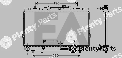 Eaclima 31R28035 — Radiator, engine cooling