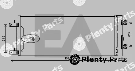 Eaclima 30C16006 — Condenser, air conditioning