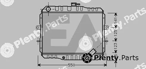 Eaclima 31R51018 — Radiator, engine cooling