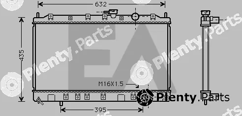 Eaclima 31R51030 — Radiator, engine cooling