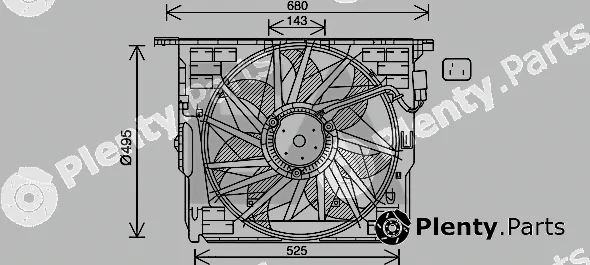 Eaclima 33V07031 — Fan, engine cooling