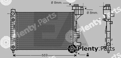 Eaclima 31R50146 — Radiator, engine cooling