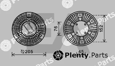 Eaclima 35C45D08 — Fan Wheel, engine cooling