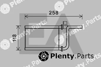 Eaclima 45C51004 — Heat Exchanger, interior heating