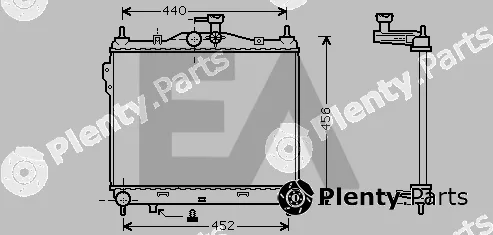 Eaclima 31R28130 — Radiator, engine cooling