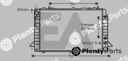 Eaclima 31R02024 — Radiator, engine cooling