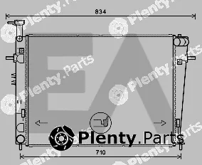 Eaclima 31R28104 — Radiator, engine cooling