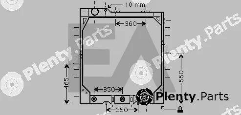 Eaclima 31R45072 — Radiator, engine cooling