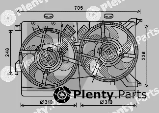 Eaclima 33V25101 — Fan, engine cooling