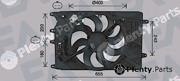 Eaclima 33V25106 — Fan, engine cooling