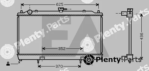 Eaclima 31R18090 — Radiator, engine cooling