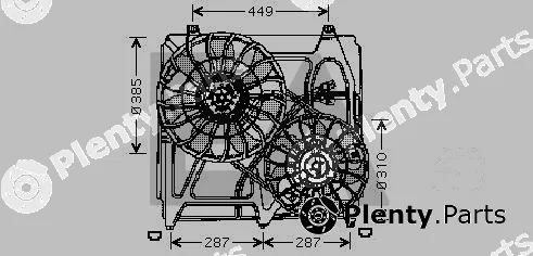 Eaclima 33V36009 — Fan, engine cooling