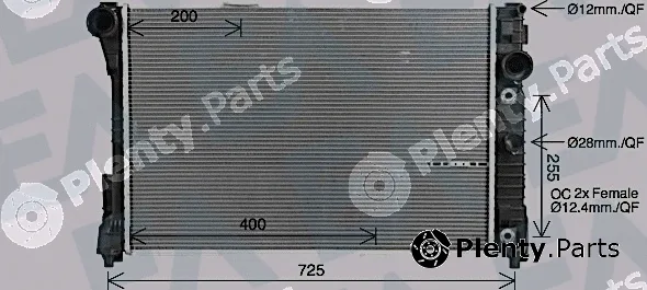 Eaclima 31R50196 — Radiator, engine cooling