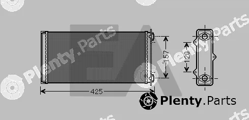 Eaclima 45C16002 — Heat Exchanger, interior heating