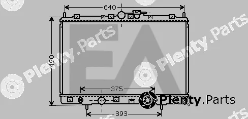Eaclima 31R51103 — Radiator, engine cooling