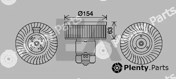 Eaclima 42A07015 — Electric Motor, interior blower