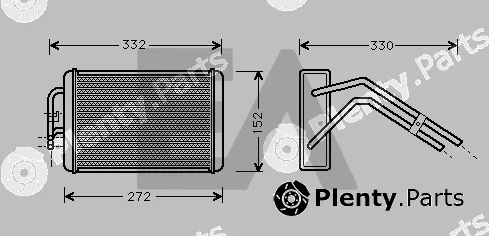 Eaclima 45C22016 — Heat Exchanger, interior heating