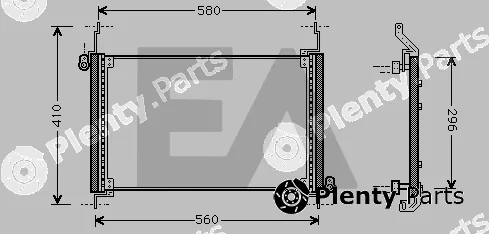 Eaclima 30C25046 — Condenser, air conditioning