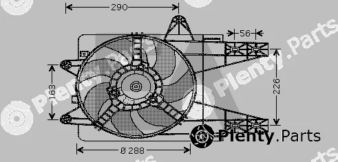 Eaclima 33V25003 — Fan, engine cooling