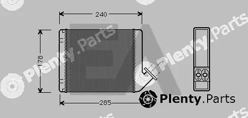 Eaclima 45C10003 — Heat Exchanger, interior heating