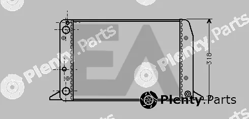 Eaclima 31R02029 — Radiator, engine cooling