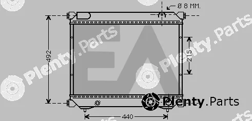 Eaclima 31R69079 — Radiator, engine cooling