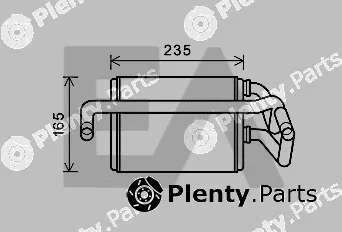 Eaclima 45C18011 — Heat Exchanger, interior heating