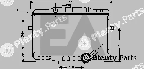 Eaclima 31R28022 — Radiator, engine cooling