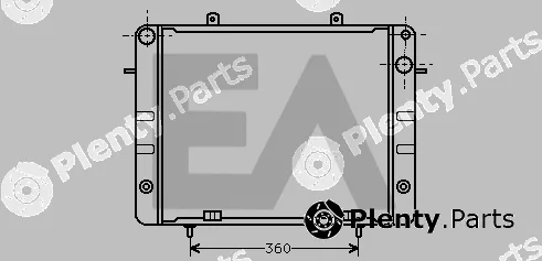 Eaclima 31R54031 — Radiator, engine cooling