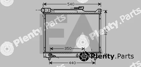 Eaclima 31R69040 — Radiator, engine cooling