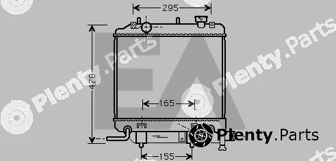 Eaclima 31R52001 — Radiator, engine cooling