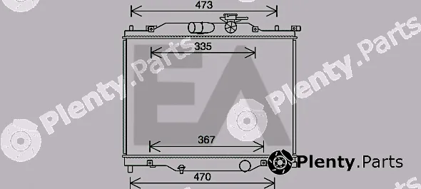 Eaclima 31R52124 — Radiator, engine cooling