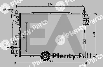 Eaclima 31R20029 — Radiator, engine cooling