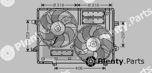 Eaclima 33V35001 — Fan, engine cooling