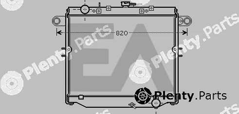 Eaclima 31R71236 — Radiator, engine cooling