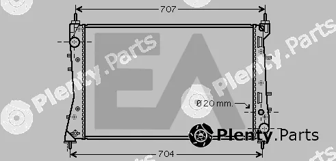 Eaclima 31R25133 — Radiator, engine cooling