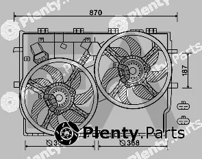 Eaclima 33V25080 — Fan, engine cooling