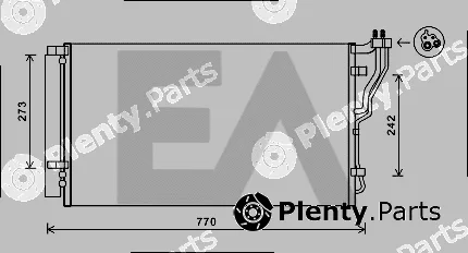 Eaclima 30C28068 — Condenser, air conditioning
