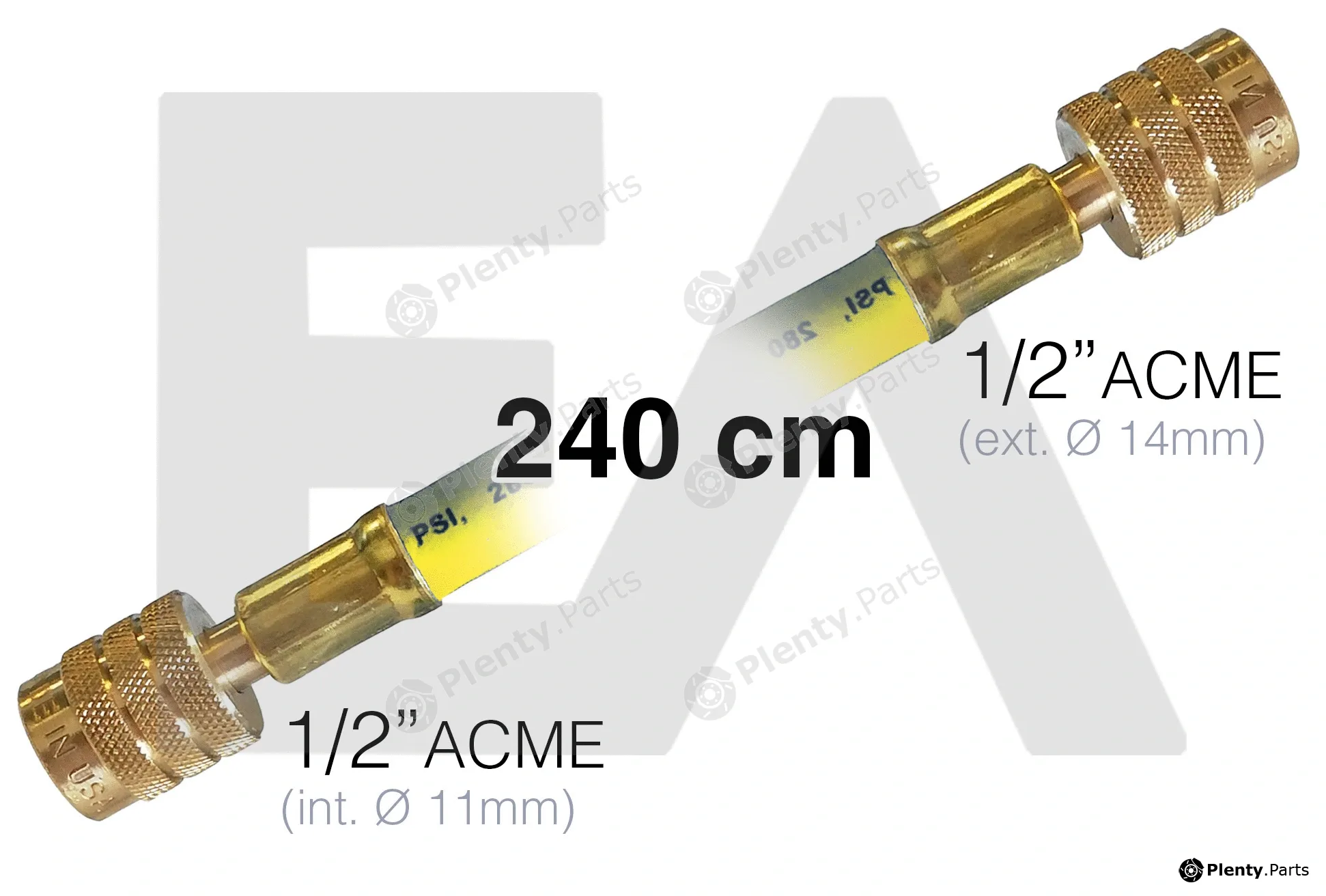 Eaclima 19M0023 — Filler Hose, air conditioning service unit