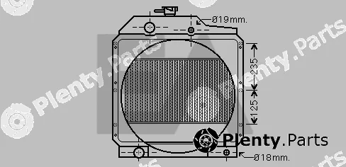 Eaclima 31R59045 — Radiator, engine cooling