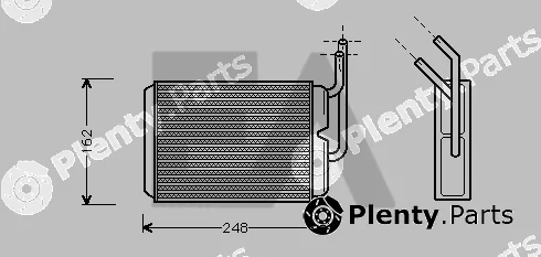 Eaclima 45C60012 — Heat Exchanger, interior heating