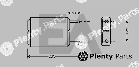 Eaclima 45C52002 — Heat Exchanger, interior heating