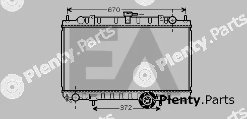 Eaclima 31R18099 — Radiator, engine cooling