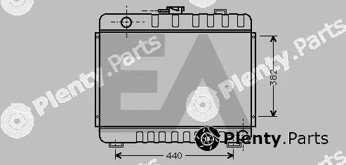Eaclima 31R50029 — Radiator, engine cooling
