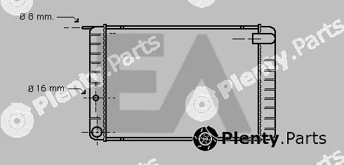 Eaclima 31R78004 — Radiator, engine cooling